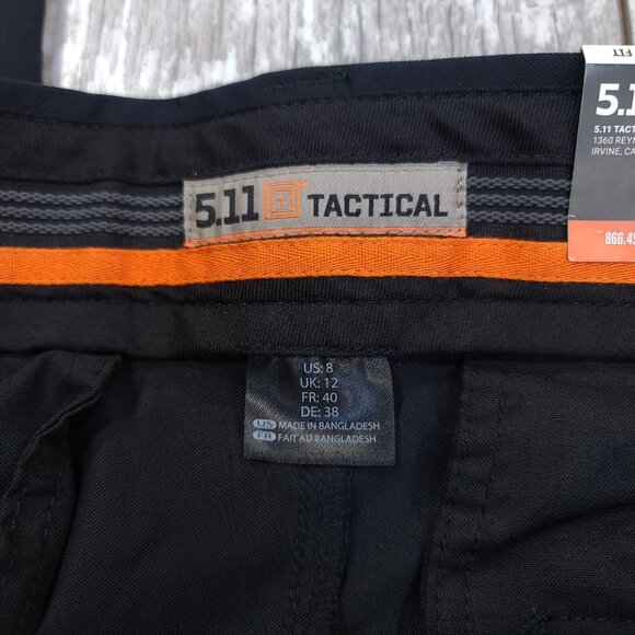 5.11 Tactical Pants Women's 8 Navy PDU Class A Flex-Tac Wool Blend Unhemmed - Picture 8 of 10